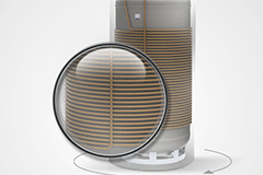 空气能热水器加热盘管决定寿命